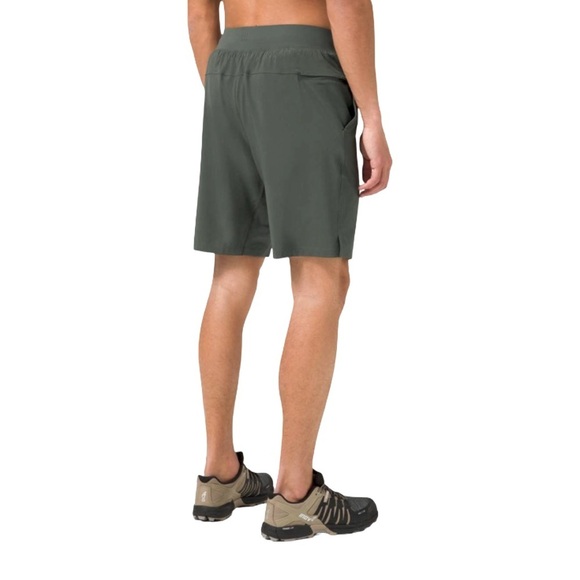 Lululemon T.H.E. Short 9” Linerless Men’s Medium Smoked Spruce Green - Picture 4 of 9
